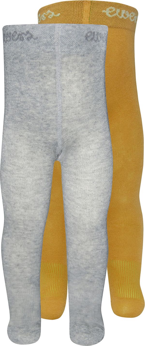 EWERS EWERS Чорапогащи  жълто / сив меланж