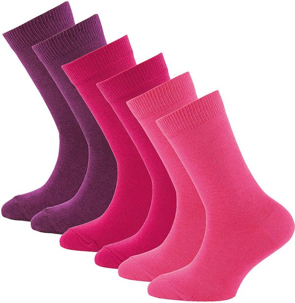 EWERS EWERS Къси чорапи  патладжан / розово / тъмнорозово