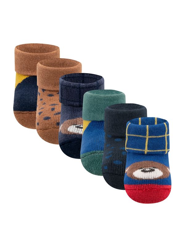 EWERS EWERS Къси чорапи  тъмносиньо / кафяво / зелено / бяло