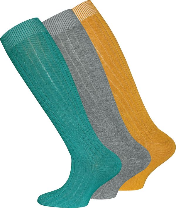 EWERS EWERS Къси чорапи  жълто / сиво / зелено
