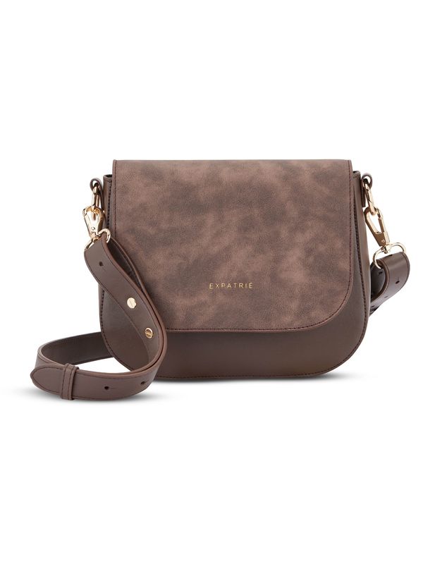 Expatrié Expatrié Чанта с презрамки 'Louise Medium'  тъмнокафяво