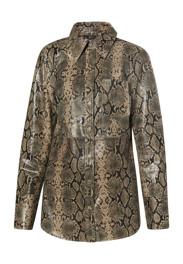 faina faina Блуза  бежово / кафяво / черно