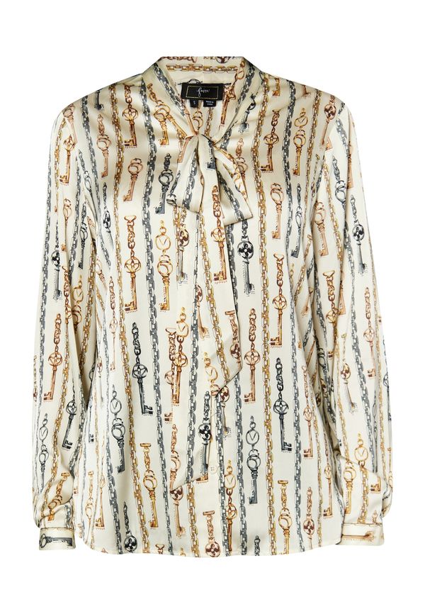 faina faina Блуза  бежово / кафяво / злато / антрацитно черно