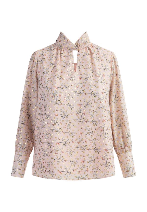 faina faina Блуза 'Caneva'  злато / каки / бледорозово / мръсно бяло