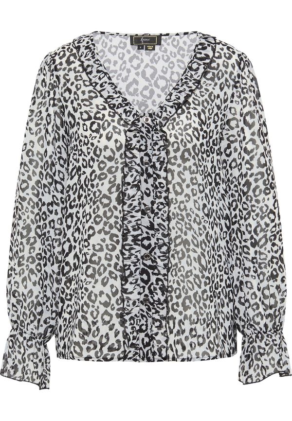 faina faina Блуза  черно / бяло