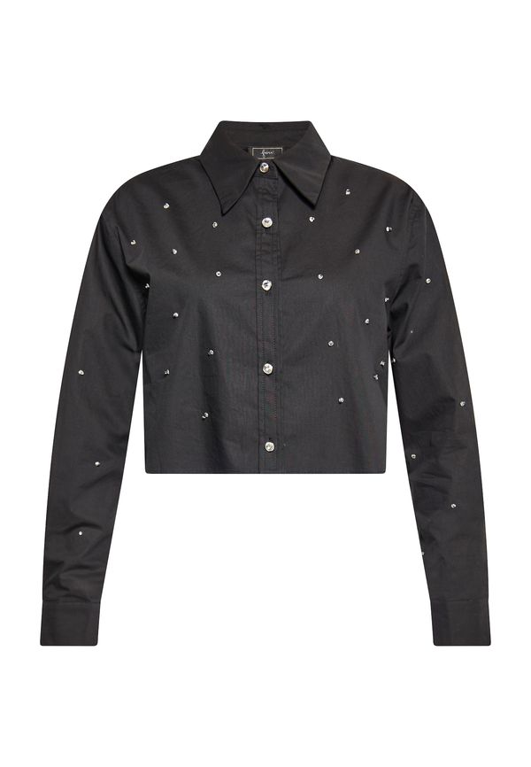 faina faina Блуза  черно / сребърно