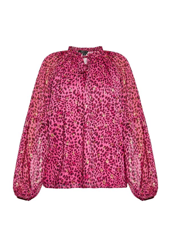 faina faina Блуза  злато / розово / мерло