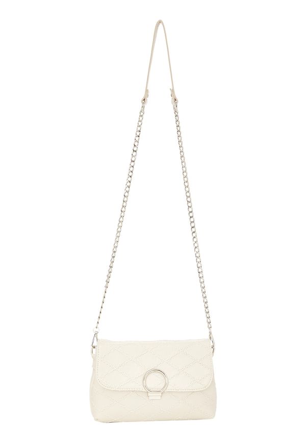 faina faina Чанта с презрамки  бял памук