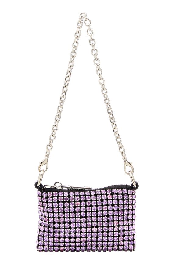 faina faina Чанта с презрамки  розово / черно / сребърно