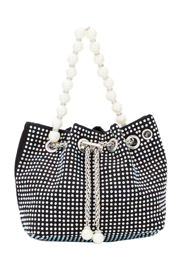 faina faina Чанта тип „торба“  черно / сребърно