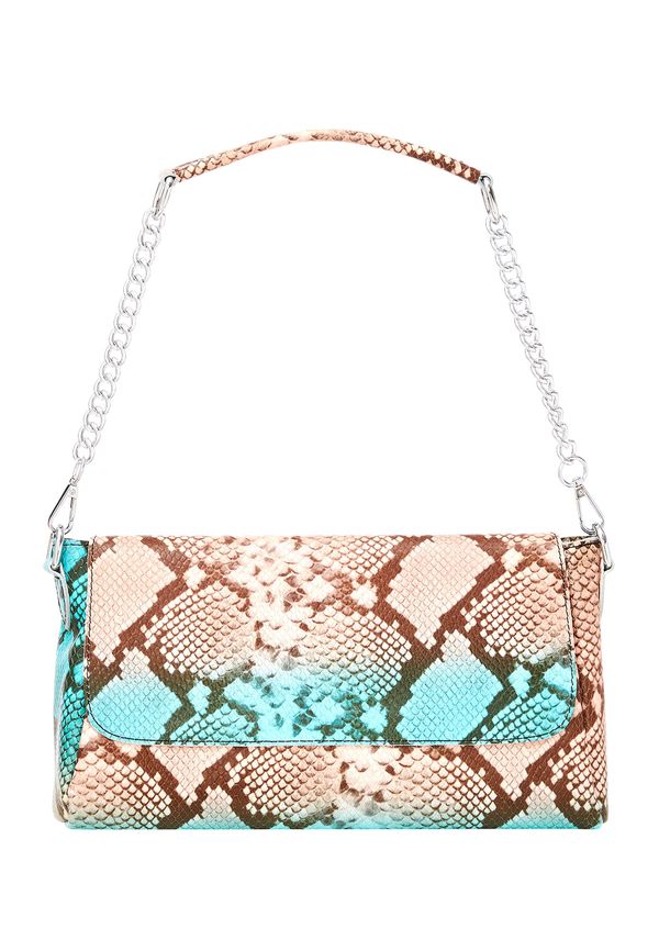 faina faina Чанта за през рамо  аквамарин / кестеняво кафяво / розе