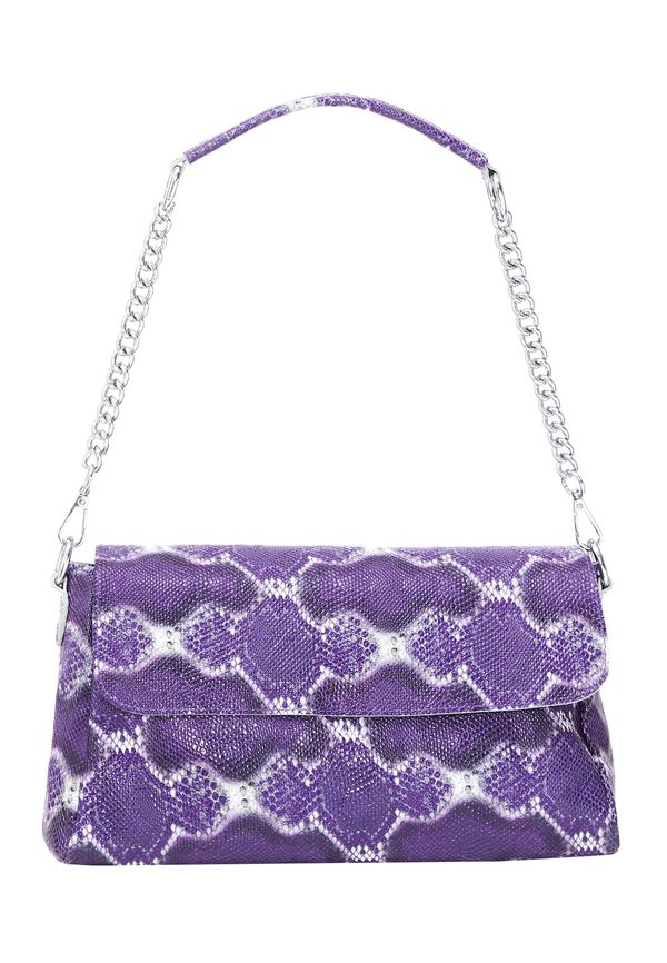 faina faina Чанта за през рамо  лилав / тъмнолилаво / бяло