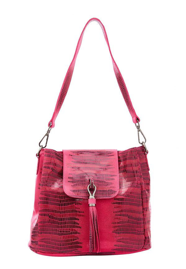 faina faina Чанта за през рамо  розово / черно