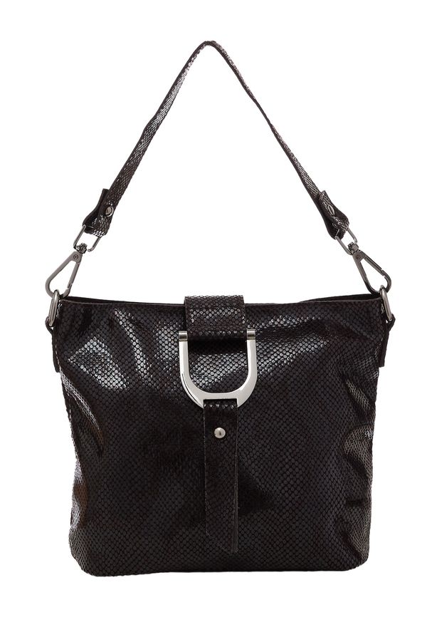 faina faina Чанта за през рамо  тъмнокафяво / черно