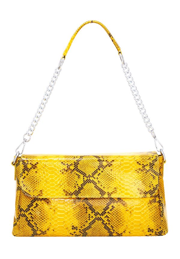 faina faina Чанта за през рамо  тъмнокафяво / жълто