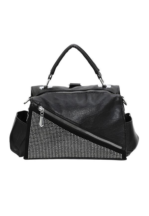 faina faina Дамска чанта  черно / бяло