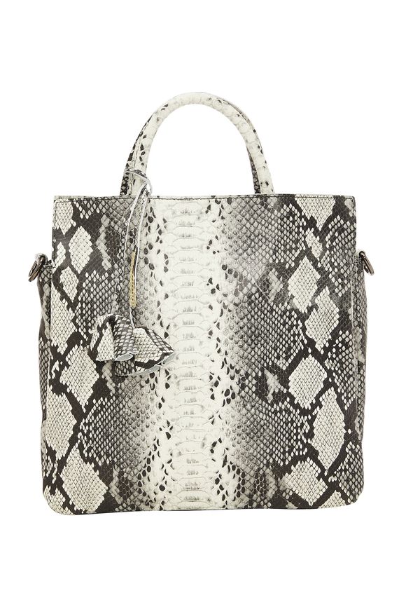 faina faina Дамска чанта  черно / естествено бяло