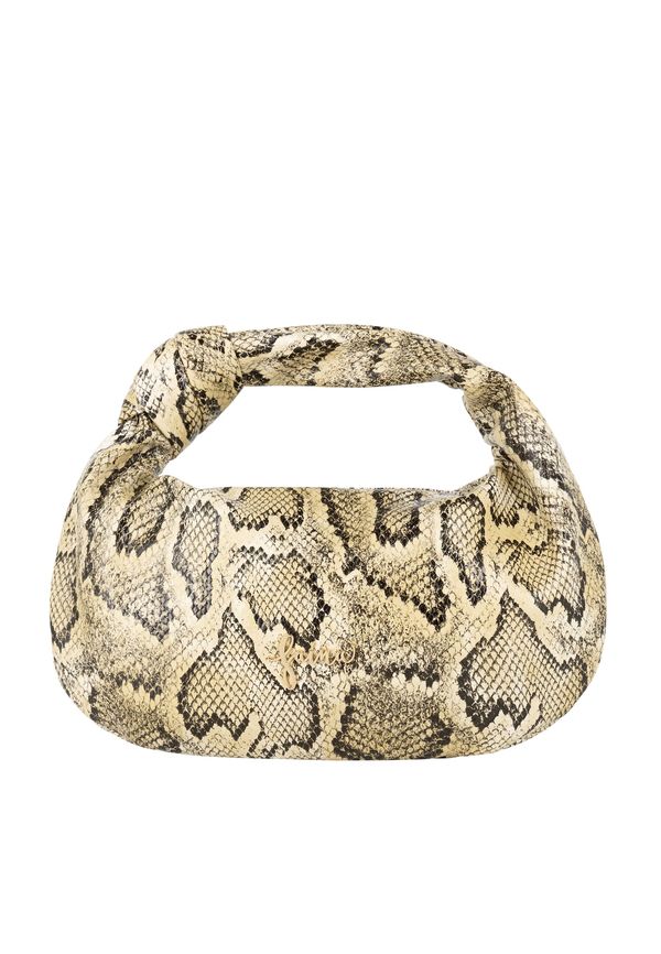 faina faina Дамска чанта  цвят "пясък" / тъмносиво / черно