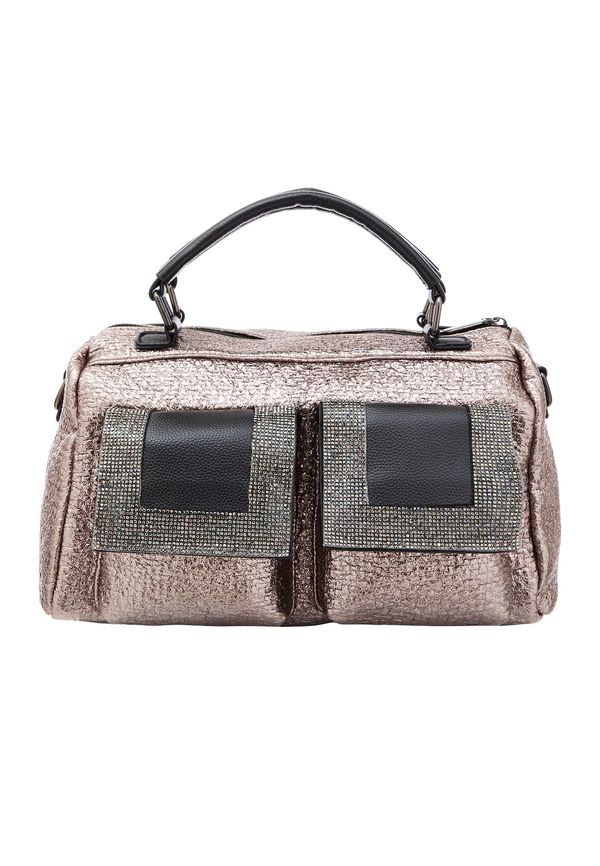 faina faina Дамска чанта  розово злато / черно / сребърно