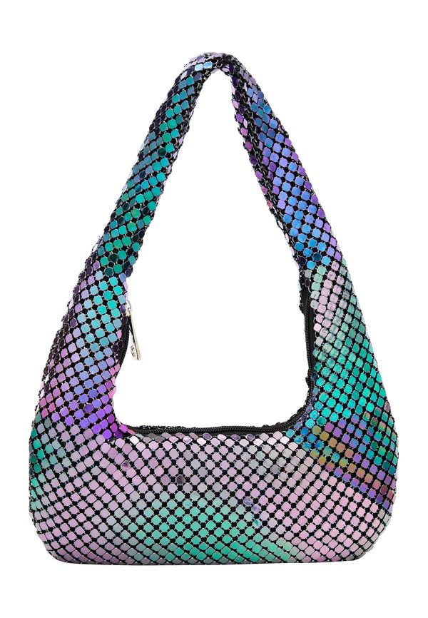 faina faina Дамска чанта  синьо / зелено / орхидея / светлорозово