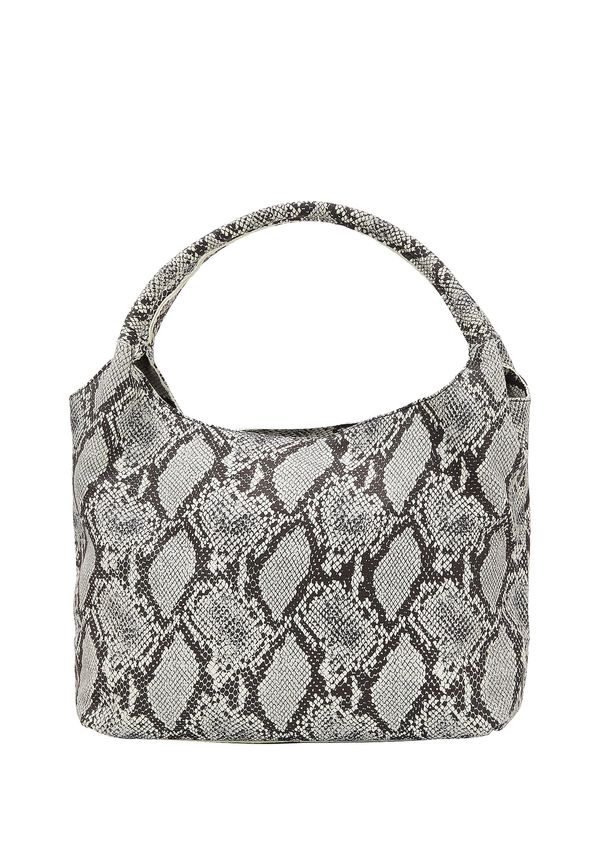 faina faina Дамска чанта  сиво / черно