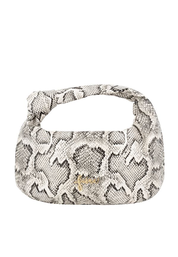 faina faina Дамска чанта  тъмносиво / черно / мръсно бяло