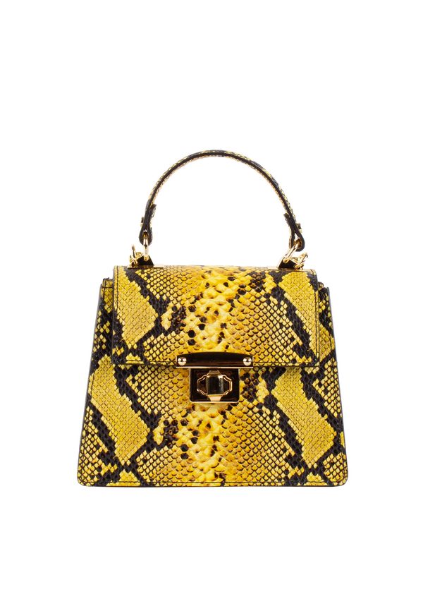 faina faina Дамска чанта  жълто / черно