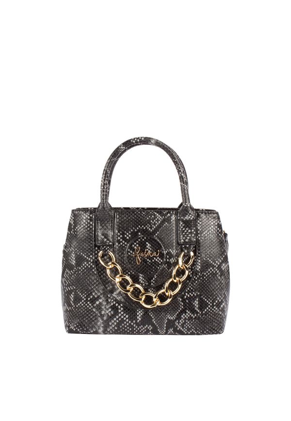 faina faina Дамска чанта  злато / сиво / черно