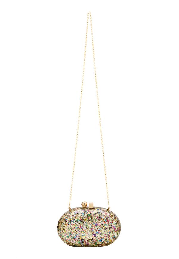 faina faina Клъч  синьо / злато / зелено / розово