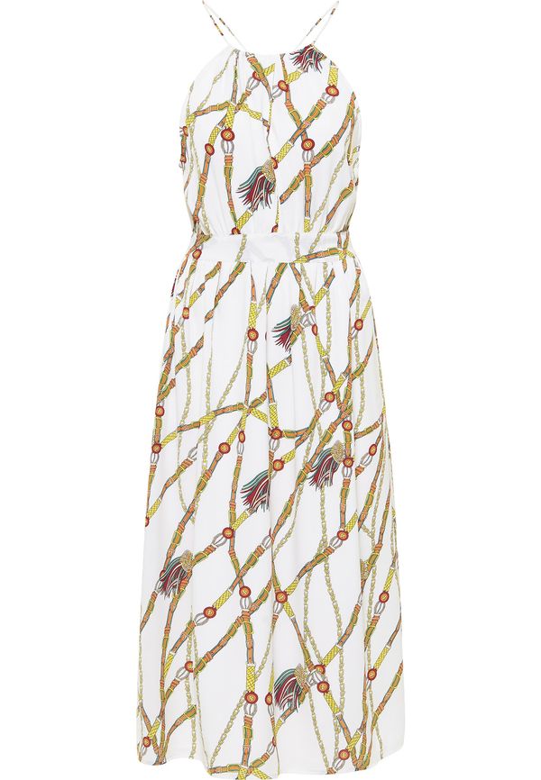 faina faina Лятна рокля  пъстро / бяло