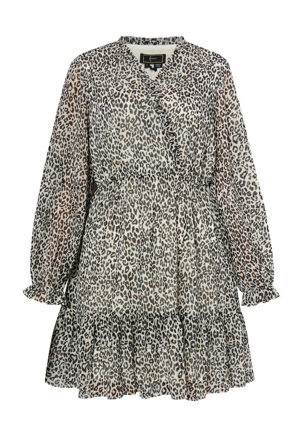 faina faina Лятна рокля  злато / черно / бяло