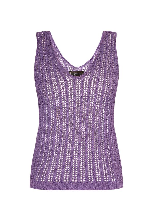 faina faina Плетен топ  лавандула