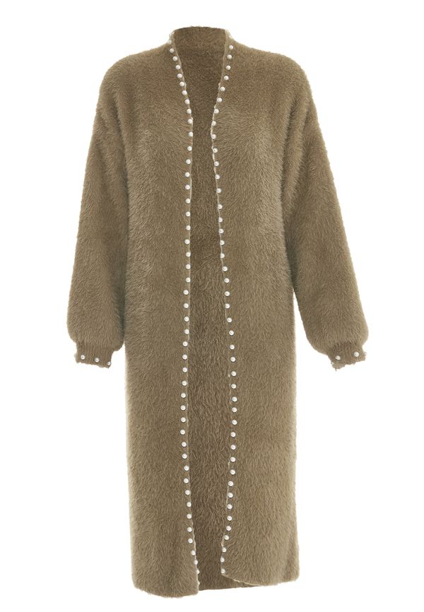 faina faina Плетена жилетка  бежово