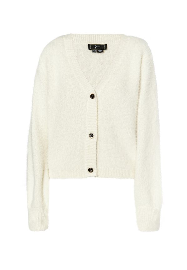 faina faina Плетена жилетка  бял памук