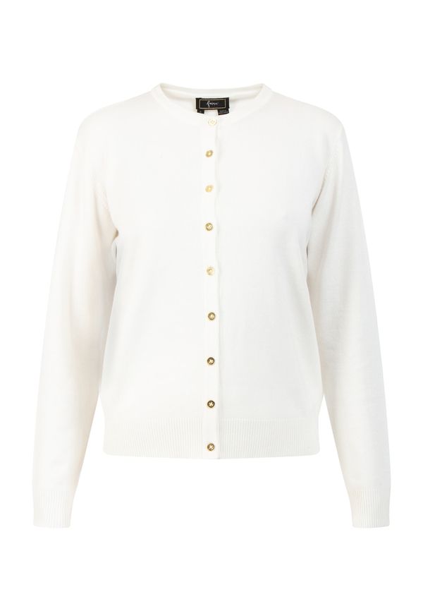 faina faina Плетена жилетка  бяло