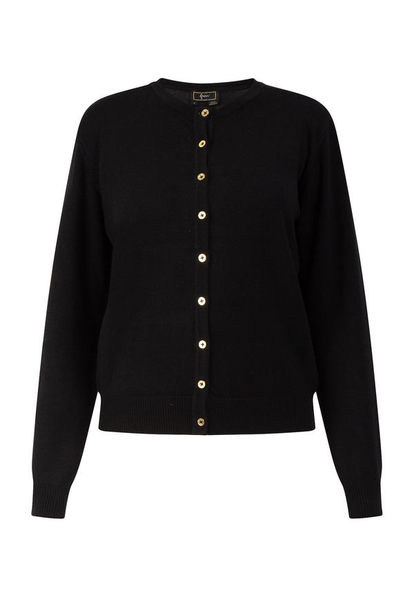 faina faina Плетена жилетка  черно