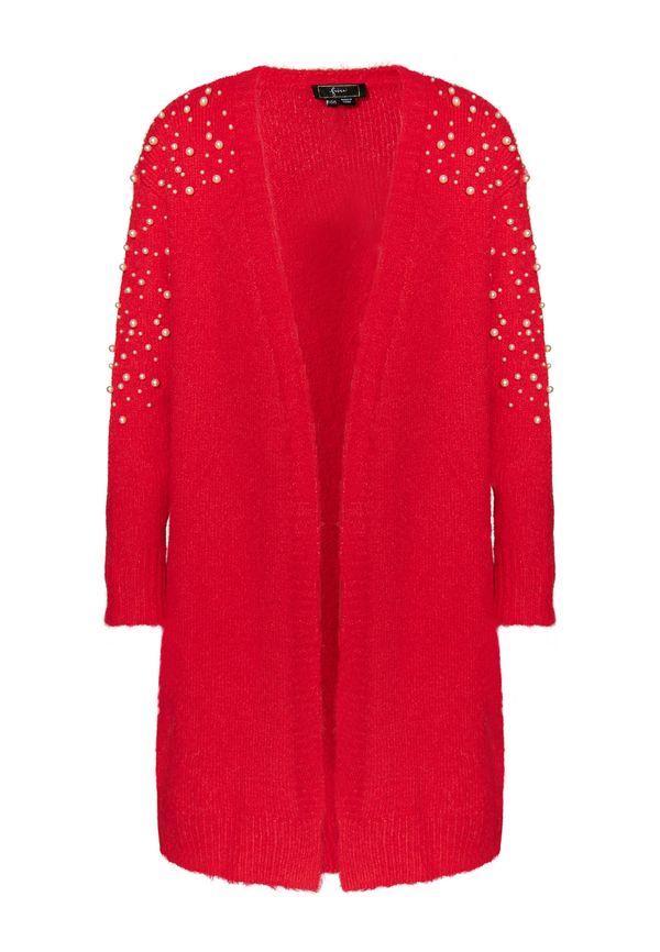 faina faina Плетена жилетка  червено