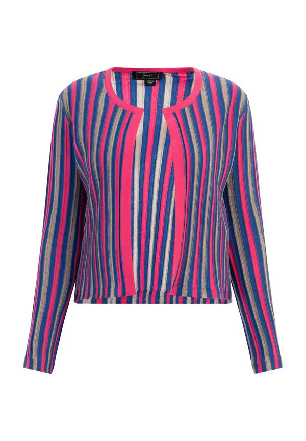 faina faina Плетена жилетка  кралско синьо / бронз / фуксия