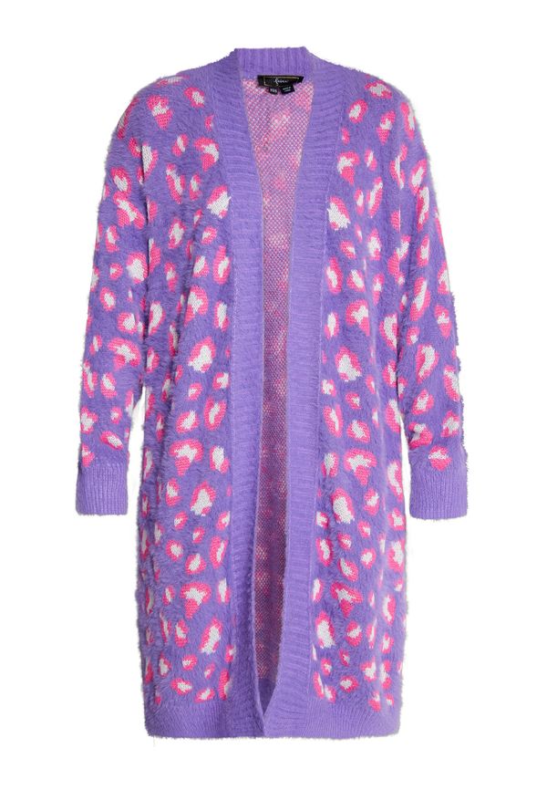 faina faina Плетена жилетка  лилав / розово / бяло