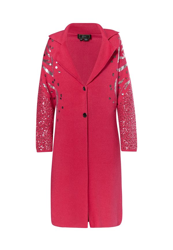 faina faina Плетена жилетка 'Minya'  розово / сребърно