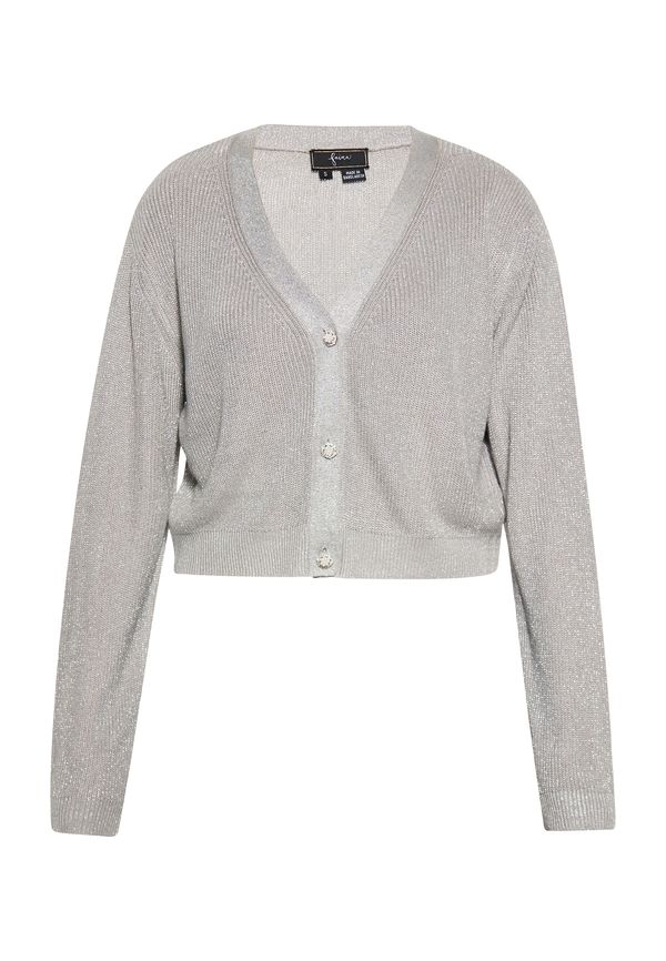 faina faina Плетена жилетка  сиво