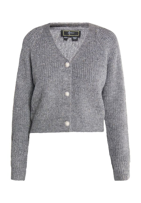 faina faina Плетена жилетка  сиво