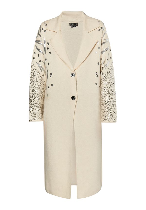 faina faina Плетена жилетка  светлобежово