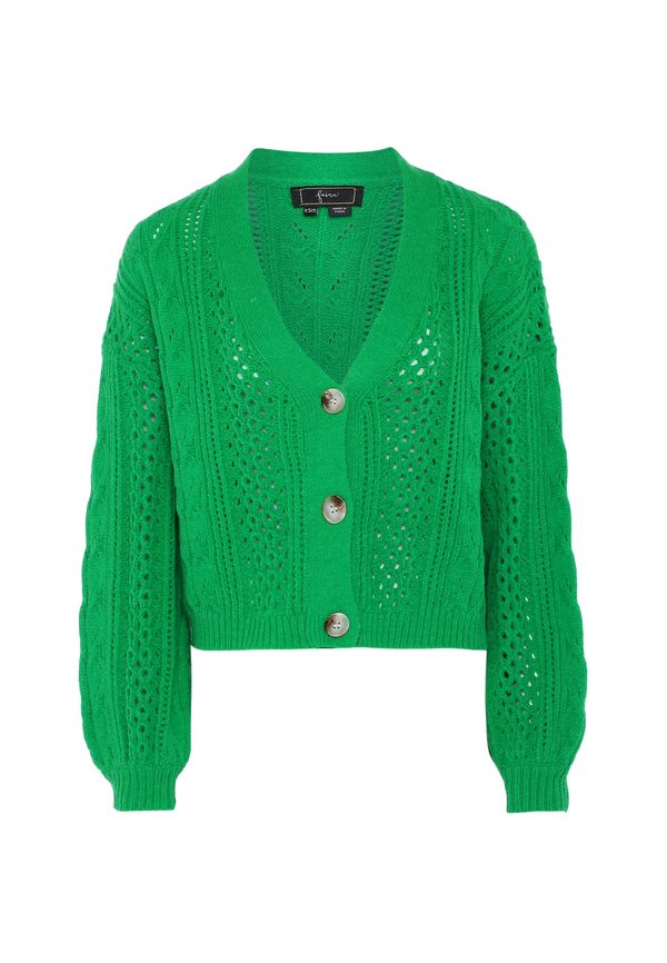 faina faina Плетена жилетка  тревнозелено