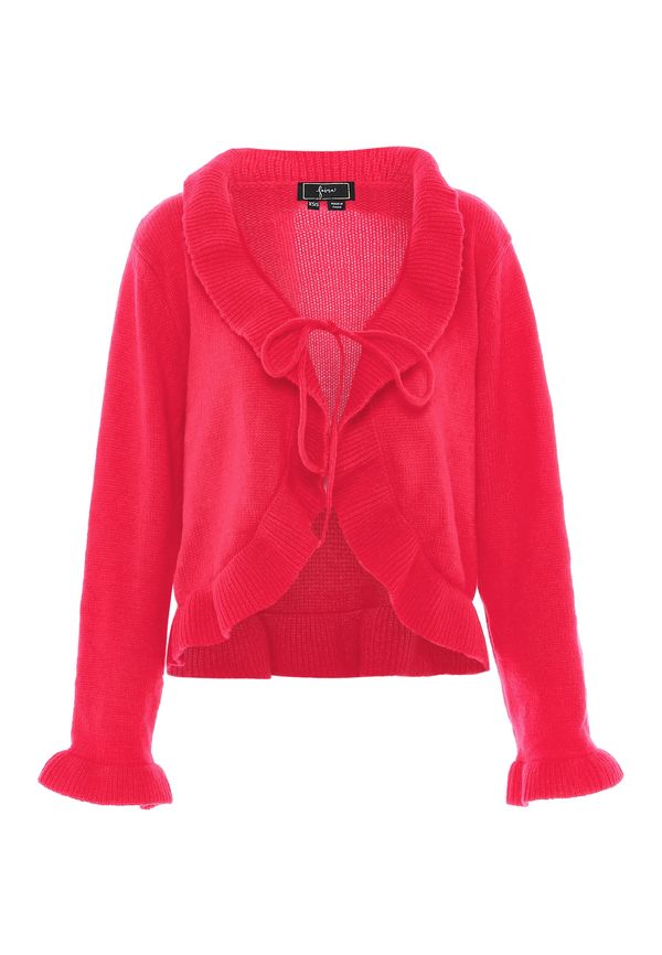 faina faina Плетена жилетка  тъмнорозово