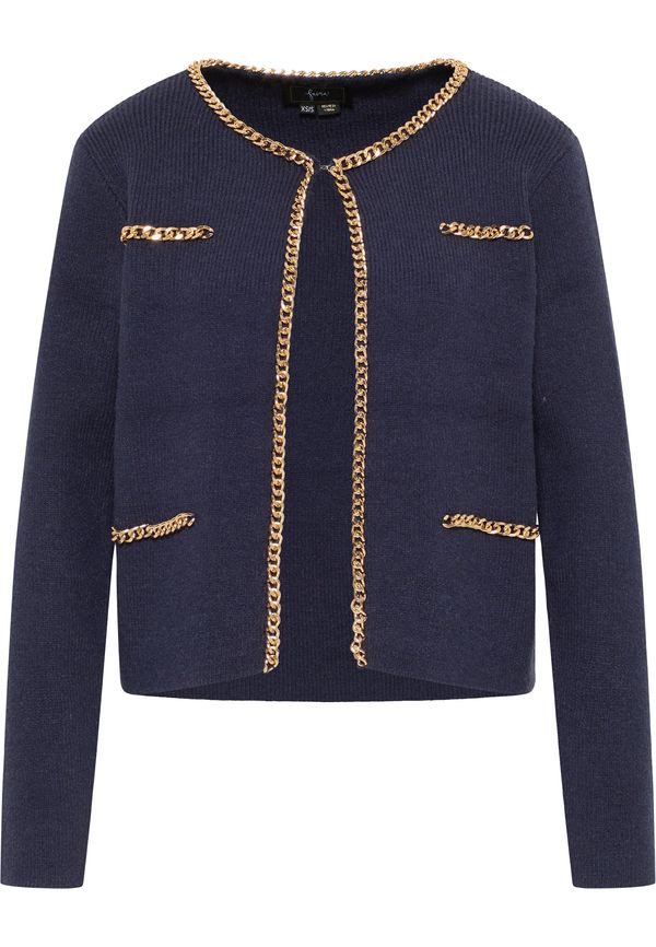 faina faina Плетена жилетка 'Tuxe'  морскосиньо