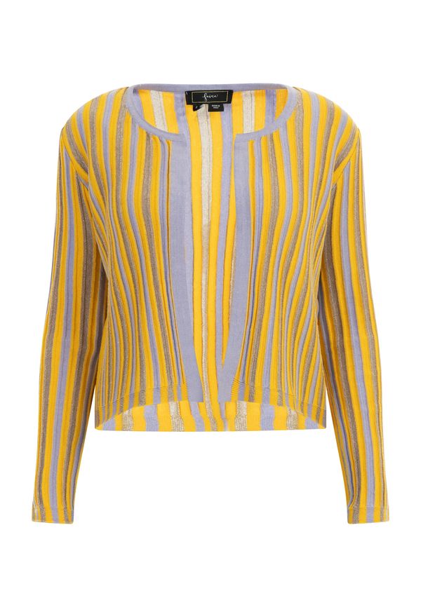 faina faina Плетена жилетка  жълто / злато / лавандула