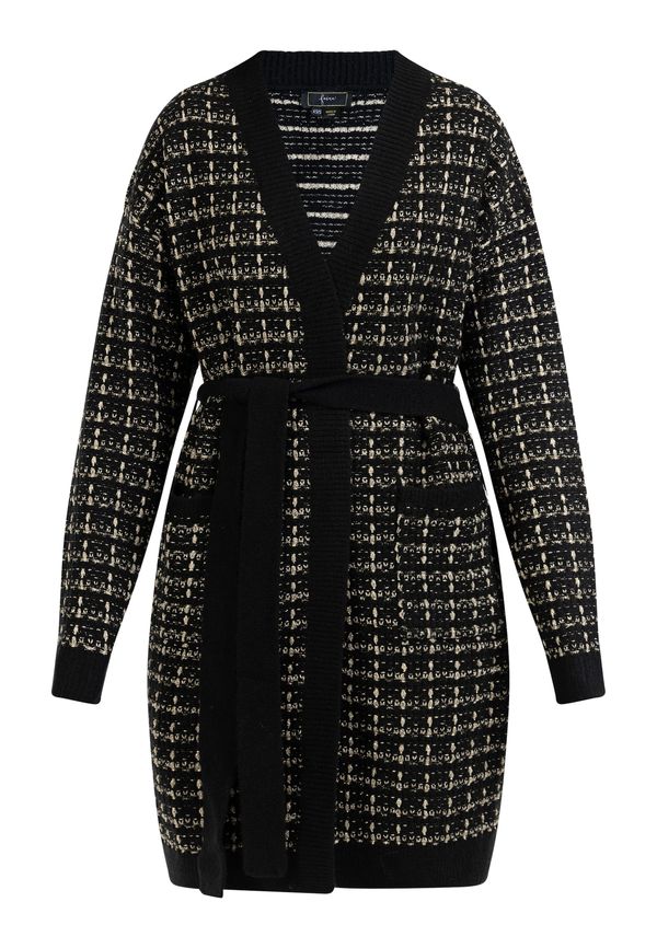 faina faina Плетена жилетка  злато / черно