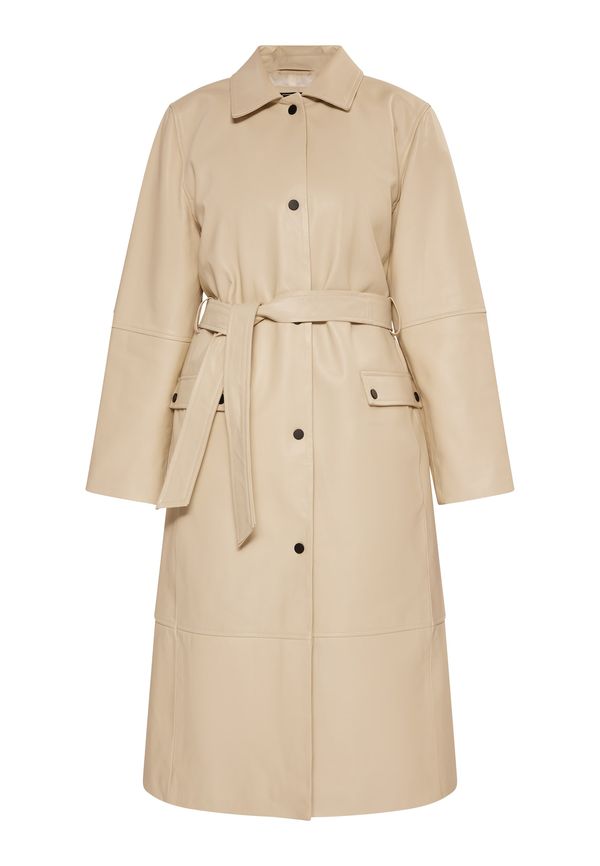 faina faina Преходно палто  бял памук