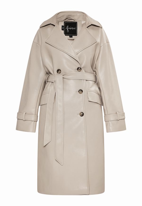 faina faina Преходно палто  кремаво